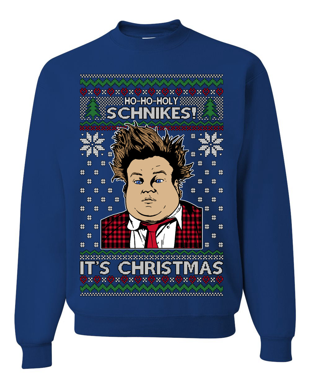 Ho Ho Holy Schnikes Funny 90s Classic Tommy Boy Movie Ugly Christmas Sweater