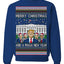 Merry Christmas and a MAGA New Year 2025 Ugly Christmas Sweater Crewneck Sweatshirts