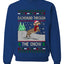 Dachshund Through The Snow, Cute Dog Christmas Sweater, Ugly Christmas Unisex Sweater, Crewneck Sweatshirts