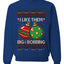 Big and Bobbing, Funny Unisex Ugly Christmas Sweater Crewneck Sweatshirts