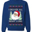 I Deliver All Night Long, Unisex Ugly Christmas Sweater, Crewneck Sweatshirts