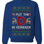 I Put The D In Reindeer, Unisex Ugly Christmas Sweater, Crewneck Sweatshirts