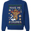 Make Me Crumb,Unisex Ugly Christmas Sweater, Crewneck Sweatshirts
