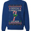 Official Candy Cane Licker, Unisex Ugly Christmas Sweater, Crewneck Sweatshirts