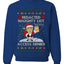 Redacted Naughty List Access Denied, Unisex Ugly Christmas Sweater Crewneck Sweatshirts