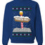 North Pole, Unisex Ugly Christmas Sweater Crewneck Sweatshirts