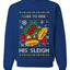 I Like To Ride His Sleigh, Unisex Ugly Christmas Sweater, Crewneck Sweatshirts
