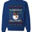 Snow Blower, Funny Unisex Ugly Christmas Crewneck Sweatshirts