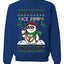 Snow Ice Pimp, Funny Unisex Ugly Christmas Sweater, Crewneck Sweatshirts