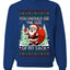 You Should See The Size Of My Sack Naughty Santa, Unisex Ugly Christmas Sweater Crewneck Sweatshirts