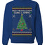 Deck The Halls With Guns & Ammo Fa La La La La,Unisex Ugly Christmas Sweater, Crewneck Sweatshirts