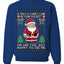 Is That A Candy Cane In Your Pocket Naughty Santa, Unisex Ugly Christmas Sweater, Crewneck Sweatshirts