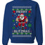 Merry Blitzmas, Football Christmas Sweater Design, Unisex Ugly Christmas Sweater Crewneck Sweatshirts