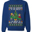 From The Windows To The Walls I'm About To Deck These Halls, Unisex Ugly Christmas Sweater Crewneck Sweatshirts