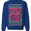 Pucker Up And Kiss My Jolly Ass, Unisex Ugly Christmas Sweater, Crewneck Sweatshirts