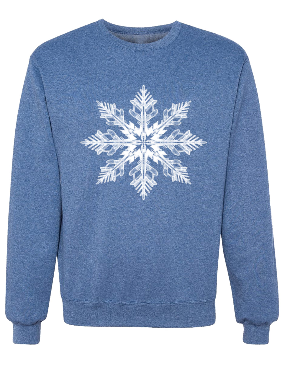 Snowflake, Pretty Holiday Christmas Design, Unisex Christmas Sweater, Crewneck Sweatshirts