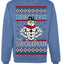 Frosty the Swoleman Funny Workout Lifting Snowman MovieUgly Christmas Sweater Crewneck Sweatshirt