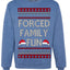 Forced Family Fun, Xmas Holiday Funny Ugly Christmas Sweater Crewneck Sweatshirt