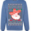 Feliz Navidad Puro Pinche Pari Funny Spanish Song Ugly Christmas Sweater Crewneck Sweatshirt