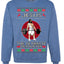 Jesus the Ultimate Deadlifter | Funny Ugly Christmas Sweater Crewneck Sweatshirt