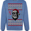 Snow's Out Hos Out | Funny Santa Claus Ugly Christmas Sweater Crewneck Sweatshirt
