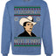 Ya Llegaron Las Nieves De Enero Chalino January Snow Ugly Christmas Sweater Crewneck Sweatshirt