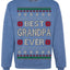 Best Grandpa Ever Classic Winter Holidays Ugly Christmas Sweater Crewneck Sweatshirt
