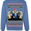 Doge Elf Around and Find Out Trump Elon Vivek MAGA Ugly Christmas Sweater Crewneck Sweatshirt