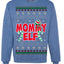 Mommy Elf Cute Holiday Winter Ugly Christmas Sweater Crewneck Sweatshirt