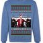 I'll Be Home for Xmas Donald Trump Ugly Christmas Sweater Crewneck Sweatshirt