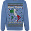 Buon Natale e Felice Anno Nuovo! Merry Christmas and Happy New Year Ugly Christmas Sweater Crewneck Sweatshirts