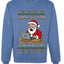 Santa Saw Your Search History, Funny Internet Humor, Ugly Christmas Unisex Sweater, Crewneck Sweatshirts