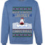 Have a Holly Jawlly Christmas, Cute Shark, Ugly Christmas Sweater, Crewneck Sweatshirts