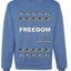 Freedom, Charlie Kirk Political Activist, Right Wing, Ugly Christmas Sweater, Crewneck Sweatshirts
