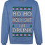 Ho Ho I'm Drunk, Funny Humor Christmas Unisex Sweater, Ugly Christmas Crewneck Sweatshirts
