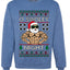 O Swoley Night, Exercise and Fitness Enthusiast, Ugly Christmas Unisex Sweater, Crewneck Sweatshirts