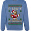 F-CAW-F IT'S CHRISTMAS, Ugly Christmas Unisex Sweater, Crewneck Sweatshirts
