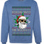 Rollin' Into The Holidays Christmas Sweater, Ugly Christmas Unisex Sweater, Crewneck Sweatshirts