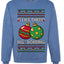 Big and Bobbing, Funny Unisex Ugly Christmas Sweater Crewneck Sweatshirts