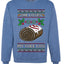 She Loves my Yule Log, Unisex Ugly Christmas Sweater Crewneck Sweatshirts