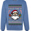 I Put The D In Holiday, Unisex Ugly Christmas Sweater Crewneck Sweatshirts