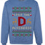 I Put The D In Reindeer, Unisex Ugly Christmas Sweater, Crewneck Sweatshirts