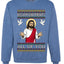 Disappointments All Of You Jesus, Unisex Ugly Christmas Sweater Crewneck Sweatshirts