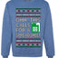 Oh... This Calls for A Spreadsheet, Unisex Ugly Christmas Sweater Crewneck Sweatshirts