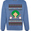 Ho Ho Ho Homerun, Baseball Fan Christmas Design, Unisex Ugly Christmas Sweater Crewneck Sweatshirts