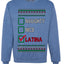 Naughty Nice, Latina, Latin American Humor Christmas Design, Unisex Ugly Christmas Sweater, Crewneck Sweatshirts