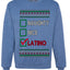 Naughty Nice, Latino, Latin American Humor Christmas Design, Unisex Ugly Christmas Sweater, Crewneck Sweatshirts