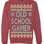 Classic Old School Gamer Video Game Fan Funny Ugly Christmas Sweater Crewneck Sweatshirt