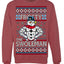 Frosty the Swoleman Funny Workout Lifting Snowman MovieUgly Christmas Sweater Crewneck Sweatshirt