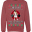 Jesus the Ultimate Deadlifter | Funny Ugly Christmas Sweater Crewneck Sweatshirt